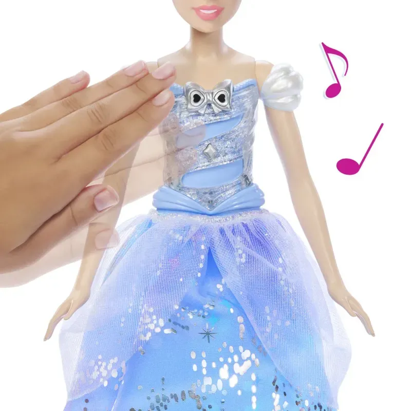 Jucarii, Copii si Bebe - Jucarii si jocuri - Papusi si accesorii - Papusi - Disney Princess Papusa Cenusareasa Interactiva Cu Rochie Luminoasa - Infinity.ro