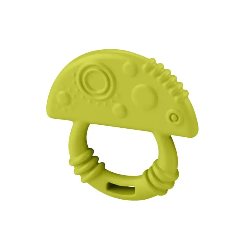 Jucarii, Copii si Bebe - Jucarii si jocuri - Jucarii bebelusi - Jucarii pentru dentitie - Jucarie Dentitie Pentru Bebelusi Ciupercuta Verde - Infinity.ro