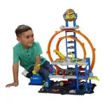 Jucarii, Copii si Bebe - Jucarii si jocuri - Vehicule si jucarii cu telecomanda - Masinute - Hot Wheels City Set Mega Garajul - Infinity.ro