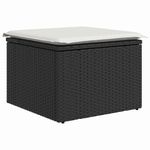 Casa si Gradina - Gradina si terasa - Mobilier exterior - Canapele si fotolii gradina - Set de canapele pentru gradina cu perna 7 pcs Negru Rattan poli - Infinity.ro