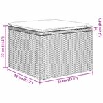 Casa si Gradina - Gradina si terasa - Mobilier exterior - Canapele si fotolii gradina - Set de canapele pentru gradina cu perna 7 pcs Negru Rattan poli - Infinity.ro