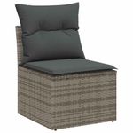 Casa si Gradina - Gradina si terasa - Mobilier exterior - Canapele si fotolii gradina - Set de canapele pentru gradina 14 pcs Gri 110 x 55 x 71 cm - Infinity.ro