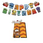 Casa si Gradina - Decoratiuni - Decoratiuni petrecere - Accesorii pentru petrecere - Set 46 Accesorii REDQUIT de Petrecere Aniversara Fulger McQueen - Infinity.ro