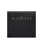 Fashion, accesorii si bijuterii - Femei - Accesorii femei - Genti si rucsacuri femei - Geanta dama shopper John Richmond Bonnis Heart Charm Negru 45 x 29.5 x 11 cm - Infinity.ro