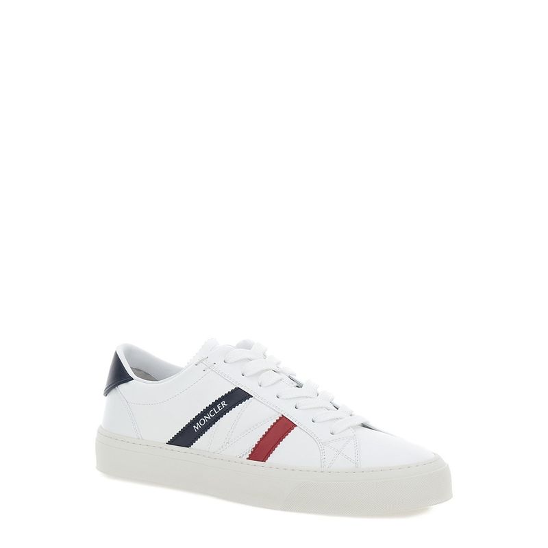 Fashion, accesorii si bijuterii - Barbati - Incaltaminte barbati - Pantofi barbati - Pantofii barbati Moncler Monaco 2, 44 EU, Alb - Infinity.ro