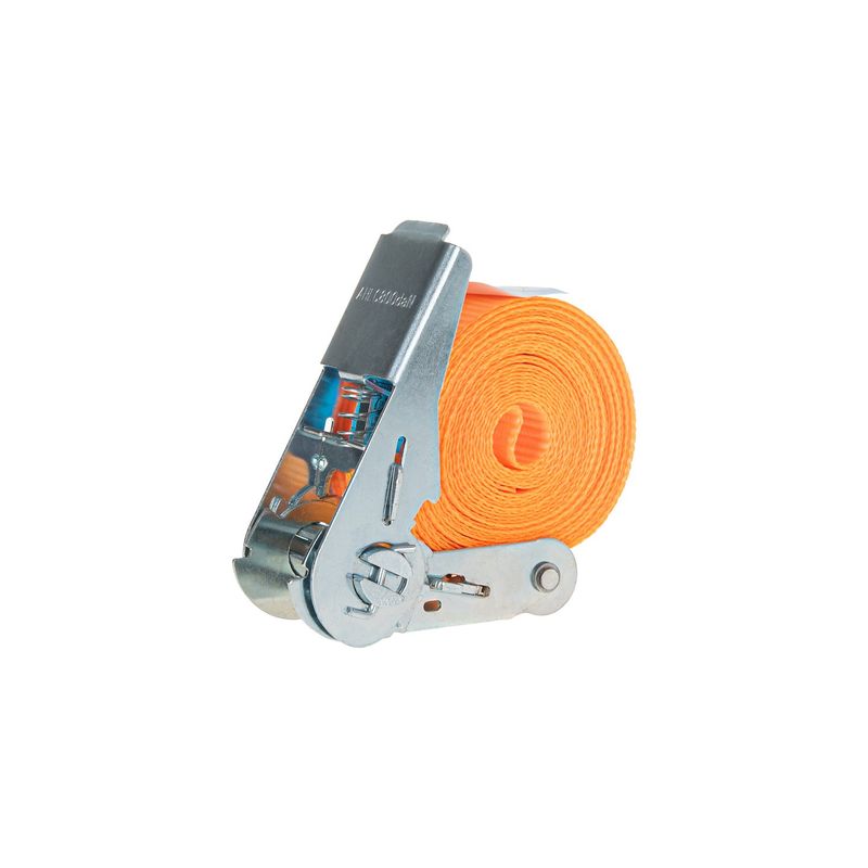 Casa si Gradina - Constructii - Depozitare, transport si protectie - Accesorii echipamente pentru transport si ridicat - Chinga de ancorare cu clichet, 25 mm x 4 m, capacitate maxima 1600 kg, Geko G03945 - Infinity.ro