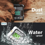 Casa si Gradina - Constructii - Scule de mana si unelte - Unelte de masurat - Inclinometru Digital Portabil cu Laser, 4 Laturi Magnetice, Aparat Masurat Unghiuri, Rezistent la Socuri si Apa, Negru - Infinity.ro