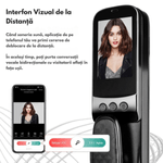 Casa si Gradina - Constructii - Feronerie si accesorii - Broaste si yale - Yala inteligenta Smart cu Recunoastere Faciala 3D, Camera Video, Amprenta, Card, Parola, NFC, Cheie, Aplicatie Tuya - Infinity.ro