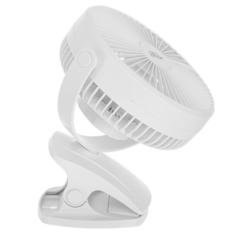 Electronice si Electrocasnice - Climatizare si sisteme de incalzire - Aparate racire aer - Ventilatoare - Ventilator portabil Adler AD7342w, 5W, 3000mAh, clip-on - Infinity.ro