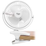 Electronice si Electrocasnice - Climatizare si sisteme de incalzire - Aparate racire aer - Ventilatoare - Ventilator portabil Adler AD7342w, 5W, 3000mAh, clip-on - Infinity.ro