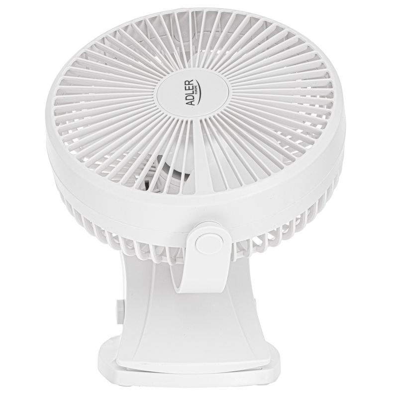 Electronice si Electrocasnice - Climatizare si sisteme de incalzire - Aparate racire aer - Ventilatoare - Ventilator portabil Adler AD7342w, 5W, 3000mAh, clip-on - Infinity.ro