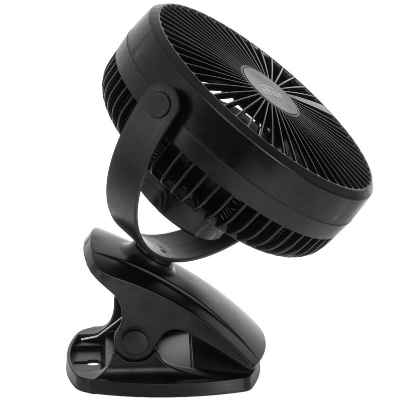 Electronice si Electrocasnice - Climatizare si sisteme de incalzire - Aparate racire aer - Ventilatoare - Ventilator portabil Adler AD7342b, 5W, 3000mAh, clip-on - Infinity.ro