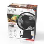 Electronice si Electrocasnice - Climatizare si sisteme de incalzire - Aparate racire aer - Ventilatoare - Ventilator portabil Adler AD7342b, 5W, 3000mAh, clip-on - Infinity.ro