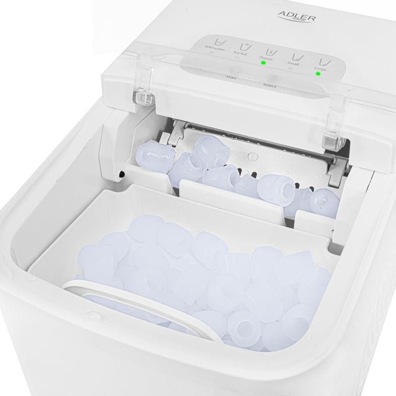 Electronice si Electrocasnice - Aparate frigorifice - Congelatoare - Masina de facut cuburi de gheata Adler AD8800, 1.4L, 12kg, 2 marimi - Infinity.ro
