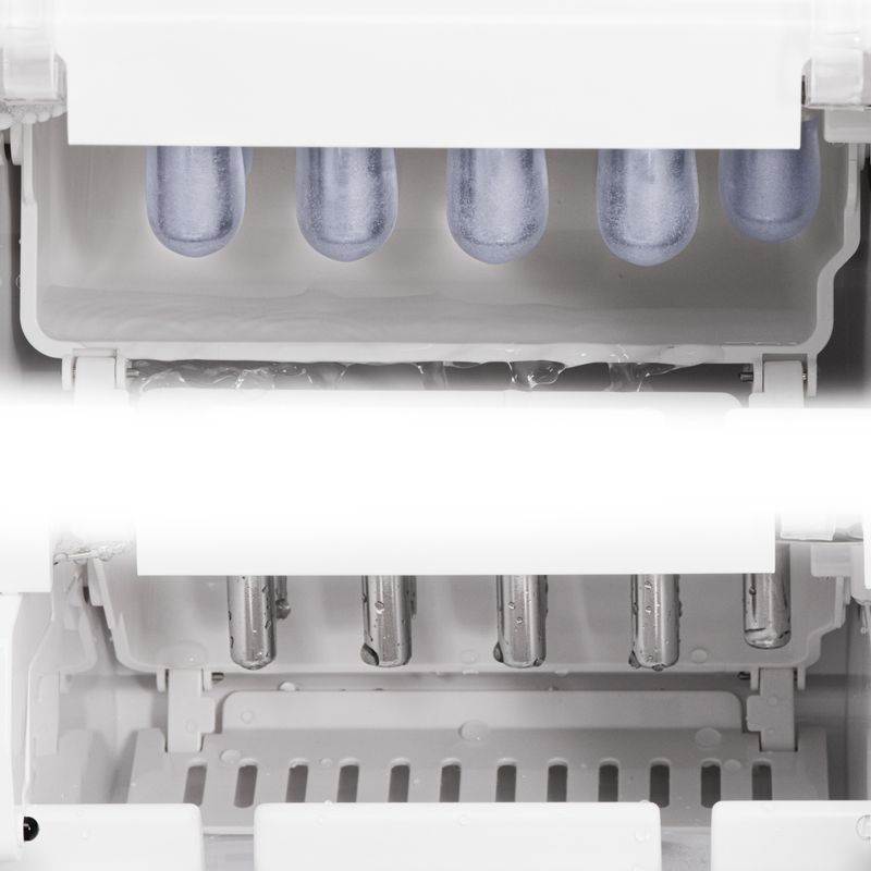 Electronice si Electrocasnice - Aparate frigorifice - Congelatoare - Masina de facut cuburi de gheata Adler AD8800, 1.4L, 12kg, 2 marimi - Infinity.ro