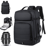 Sport si Outdoor - Articole de voiaj - Rucsacuri - Rucsac multifunctional Versatyx®, Extensibil, Bagaj Cabina Avion, Compartiment Laptop, Suport Troler, Impermeabil - Infinity.ro