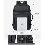 Sport si Outdoor - Articole de voiaj - Rucsacuri - Rucsac multifunctional Versatyx®, Extensibil, Bagaj Cabina Avion, Compartiment Laptop, Suport Troler, Impermeabil - Infinity.ro