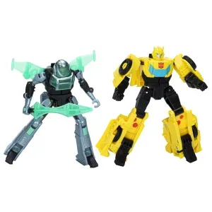 Set 2 Figurine Transformers Earthspark Bumblebee si Mo Malto
