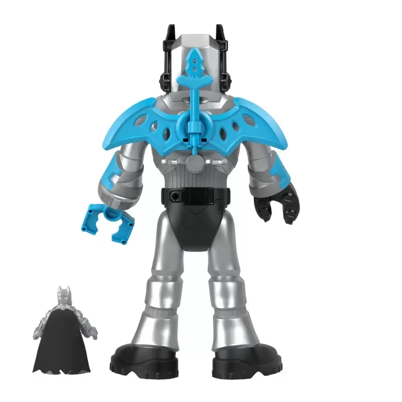 Jucarii, Copii si Bebe - Jucarii si jocuri - Figurine - Set Figurine Robot Batman Fisher Price Imaginext DC Super Friends, 30 cm - Infinity.ro
