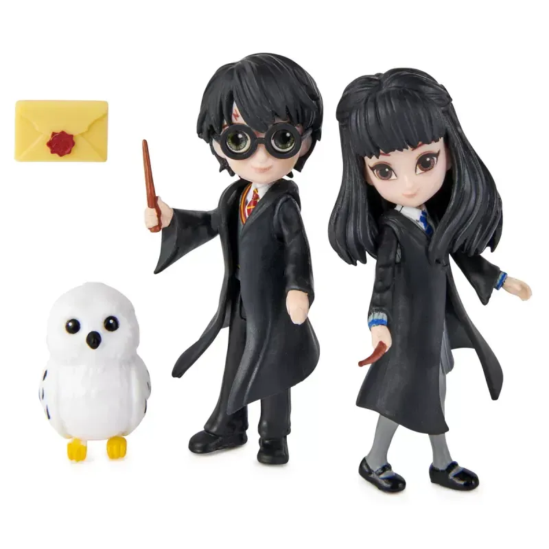 Jucarii, Copii si Bebe - Jucarii si jocuri - Figurine - Set 2 figurine Harry Potter si Cho Chang, 7.5 cm - Infinity.ro