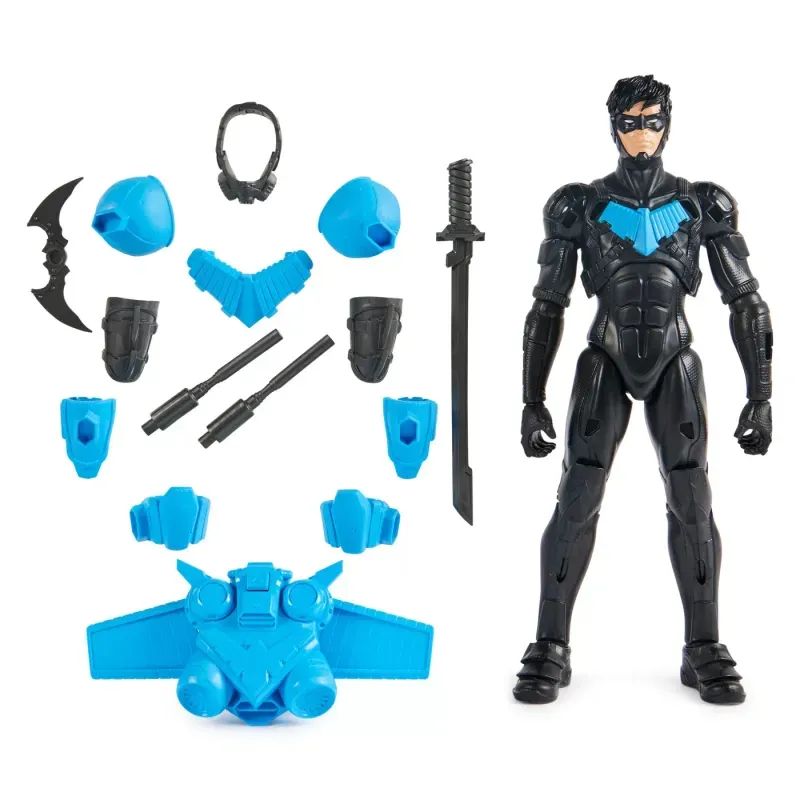 Jucarii, Copii si Bebe - Jucarii si jocuri - Figurine - Figurina Batman Adventures, Nightwing, 15 accesorii - Infinity.ro