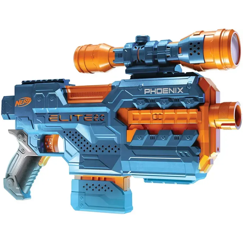 Jucarii, Copii si Bebe - Jucarii si jocuri - Jucarii de rol - Arme de jucarie - Blaster Nerf Elite 2.0 Phoenix CS6 - Infinity.ro