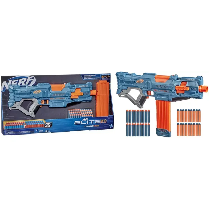 Jucarii, Copii si Bebe - Jucarii si jocuri - Jucarii de rol - Arme de jucarie - Blaster Nerf Elite 2.0 Turbine CS-18 - Infinity.ro