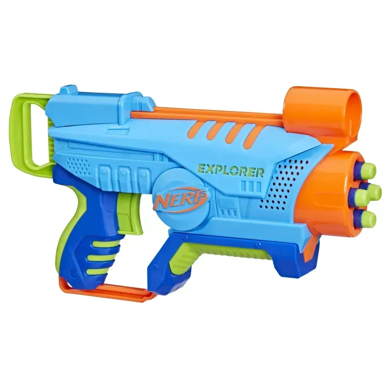 Jucarii, Copii si Bebe - Jucarii si jocuri - Jucarii de rol - Arme de jucarie - Blaster Nerf Elite Jr Explorer - Infinity.ro