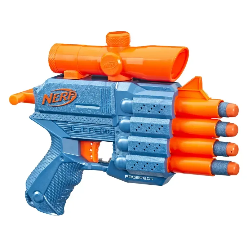 Jucarii, Copii si Bebe - Jucarii si jocuri - Jucarii de rol - Arme de jucarie - Blaster Nerf Hasbro Elite 2.0 Prospect QS 4 - Infinity.ro