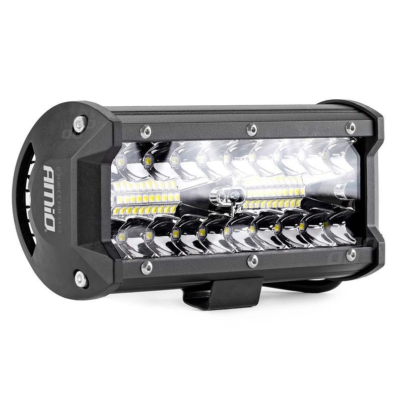 Auto si Moto - Piese auto si accesorii - Caroserie - Faruri, stopuri si proiectoare - Proiector LED pentru Off-Road, ATV, SSV, culoare 6500K, 120W, tensiune 9-36V, dimensiuni 170 x 74 x 63 mm - Infinity.ro