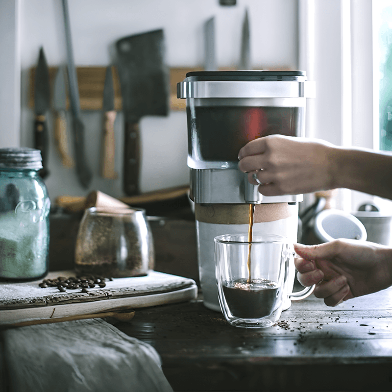 Casa si Gradina - Bucatarie si vesela - Cani si pahare - Cani si cesti - Set 6 cani, Cana termorezistenta 350 ml  cu perete dublu, Sticla borosilicata, Transparent - Infinity.ro