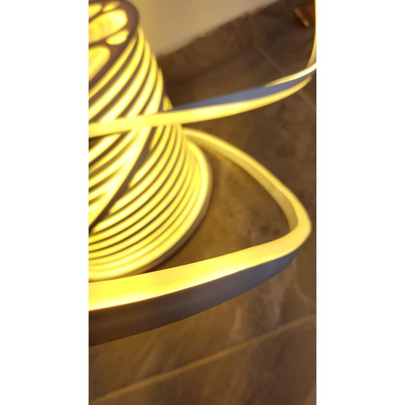Casa si Gradina - Decoratiuni - Decoratiuni de sezon - Rola Neon Flex Alb cald Furtun Luminos Flexibil LED 50 m WW / instalatie de craciun - Infinity.ro