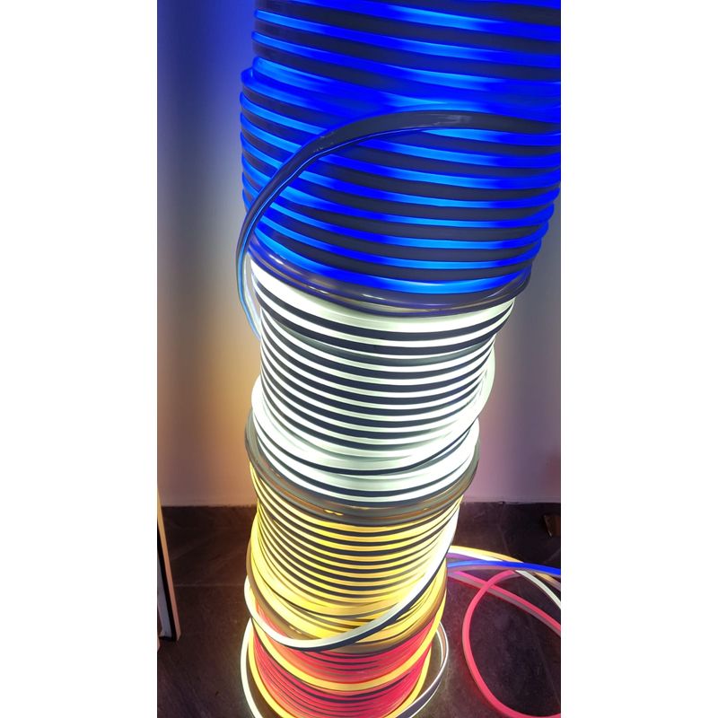 Casa si Gradina - Decoratiuni - Decoratiuni de sezon - Rola Neon Flex Alb cald Furtun Luminos Flexibil LED 50 m WW / instalatie de craciun - Infinity.ro