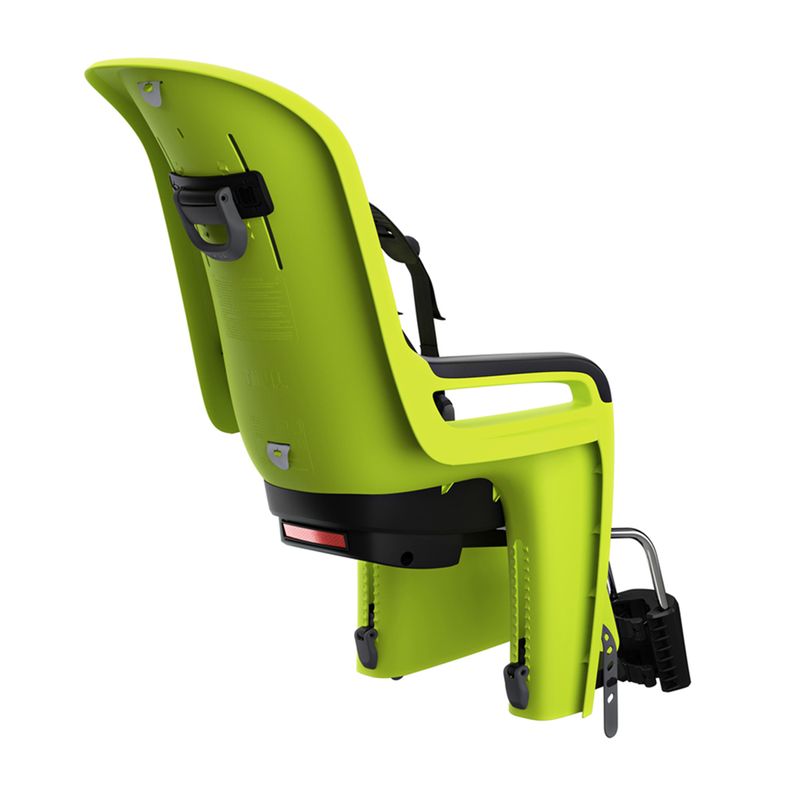 Sport si Outdoor - Ciclism - Accesorii pentru biciclete - Scaune copii pentru biciclete - Scaun pentru copii, Thule RideAlong2 Zen Lime Green, cu montare pe bicicleta in spate - Infinity.ro