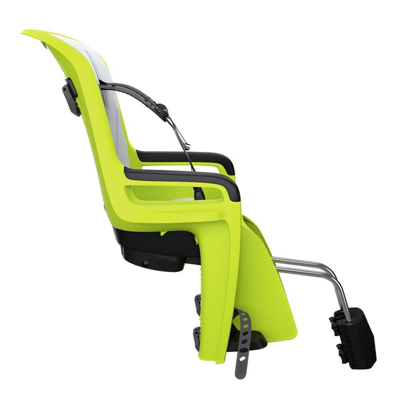 Sport si Outdoor - Ciclism - Accesorii pentru biciclete - Scaune copii pentru biciclete - Scaun pentru copii, Thule RideAlong2 Zen Lime Green, cu montare pe bicicleta in spate - Infinity.ro