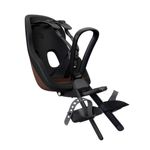 Sport si Outdoor - Ciclism - Accesorii pentru biciclete - Scaune copii pentru biciclete - Scaun pentru copii, Thule Yepp Nexxt 2 Mini Chocolate Brown Front mounted, cu montare pe bicicleta in fata - Infinity.ro