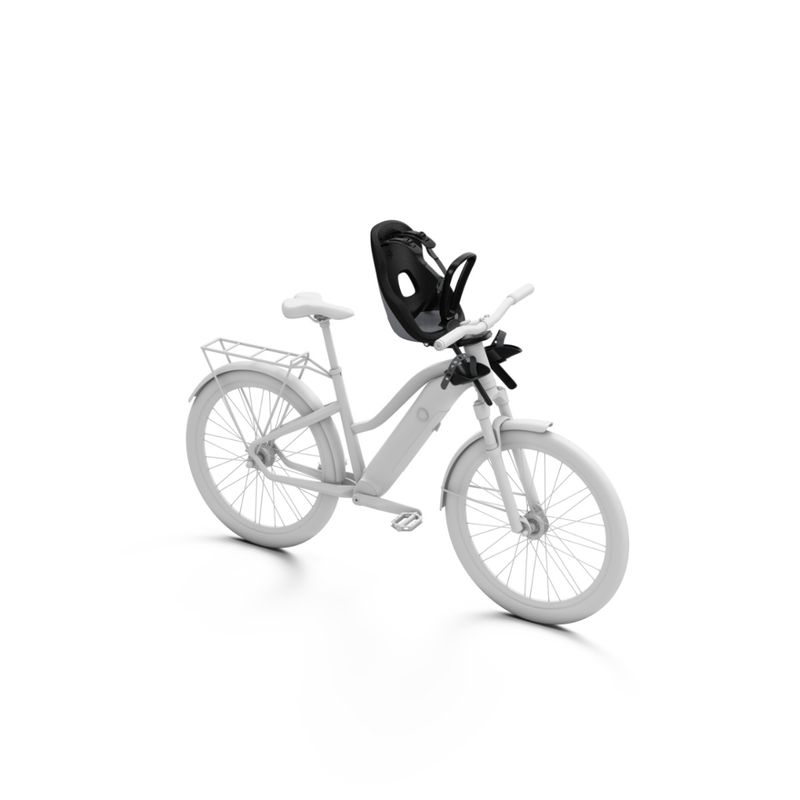 Sport si Outdoor - Ciclism - Accesorii pentru biciclete - Scaune copii pentru biciclete - Scaun pentru copii, Thule Yepp Nexxt 2 Mini Monument Front mounted, cu montare pe bicicleta in fata - Infinity.ro