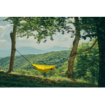 Casa si Gradina - Gradina si terasa - Balansoare si hamace - Hamace si suporturi - Hamac hikerjoy PRO,material ripstop, ultra portabil, usor,270x150 cm, curele prindere si carabine incluse, galben - Infinity.ro