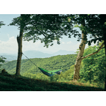 Casa si Gradina - Gradina si terasa - Balansoare si hamace - Hamace si suporturi - Hamac hikerjoy,material tip parasuta, ultra usor,portabil,270x140 cm,curele prindere si carabine incluse, verde - Infinity.ro