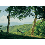 Casa si Gradina - Gradina si terasa - Balansoare si hamace - Hamace si suporturi - Hamac hikerjoy,material tip parasuta, ultra usor,portabil,270x140 cm,curele prindere si carabine incluse, verde - Infinity.ro