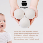 Electronice si Electrocasnice - Masini si uscatoare de rufe - Accesorii masini de spalat si uscatoare - Set 6 bile XL lana naturala Noua Zeelanda, anti-static, reduc cute, 1000 utilizari, alternativa eco balsam - Infinity.ro