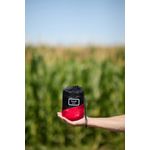 Casa si Gradina - Gradina si terasa - Balansoare si hamace - Hamace si suporturi - Hamac hikerjoy, material tip parasuta, ultra usor, portabil, 270x140 cm, curele prindere si carabine incluse, negru+rosu - Infinity.ro