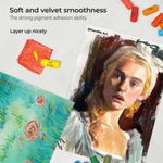 Carti si Birotica - Birotica - Instrumente de scris - Creioane - Set 48 Creioane Ulei Pastel Arrtx, textura cremoasa, picturi 3D, Sticla, Ceramica, Pietre, Hartie, Lemn, Non-toxic - Infinity.ro