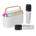 TV, Audio-Video si Foto - Accesorii TV si audio - Microfoane - Set 2 Microfoane si Boxa Portabila Karaoke Smart, Seezesol Solution™, Wireless, player MP3, 4 Efecte Voce, MicroSD card - Infinity.ro