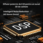 TV, Audio-Video si Foto - Accesorii TV si audio - Microfoane - Set 2 Microfoane si Boxa Portabila Karaoke Smart, Seezesol Solution™, Wireless, player MP3, 4 Efecte Voce, MicroSD card - Infinity.ro