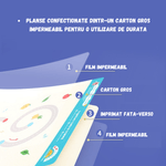 Jucarii, Copii si Bebe - Jucarii si jocuri - Jucarii & jocuri educative - Jocuri si jucarii educative - Planse interactive reutilizabile, format A4, 64 buc, exerseaza controlul pixului, Seezesol Solution™, 3ani+ - Infinity.ro