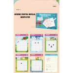 Jucarii, Copii si Bebe - Jucarii si jocuri - Jucarii & jocuri educative - Jocuri si jucarii educative - Planse interactive reutilizabile, format A4, 64 buc, exerseaza controlul pixului, Seezesol Solution™, 3ani+ - Infinity.ro