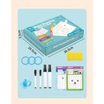 Jucarii, Copii si Bebe - Jucarii si jocuri - Jucarii & jocuri educative - Jocuri si jucarii educative - Planse interactive reutilizabile, format A4, 64 buc, exerseaza controlul pixului, Seezesol Solution™, 3ani+ - Infinity.ro