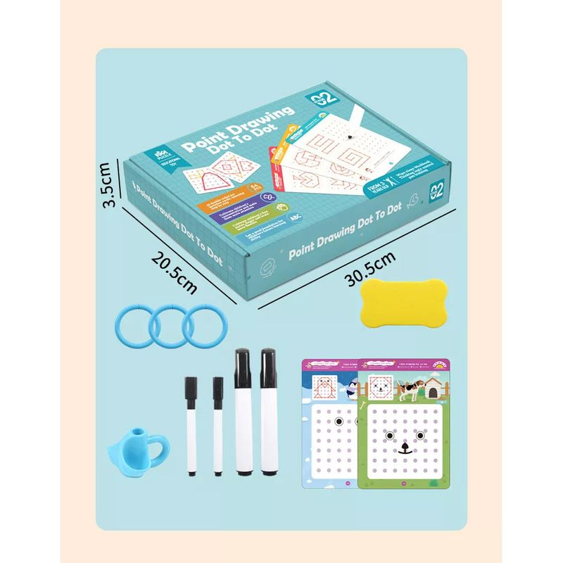 Jucarii, Copii si Bebe - Jucarii si jocuri - Jucarii & jocuri educative - Jocuri si jucarii educative - Planse interactive reutilizabile, format A4, 64 buc, exerseaza controlul pixului, Seezesol Solution™, 3ani+ - Infinity.ro