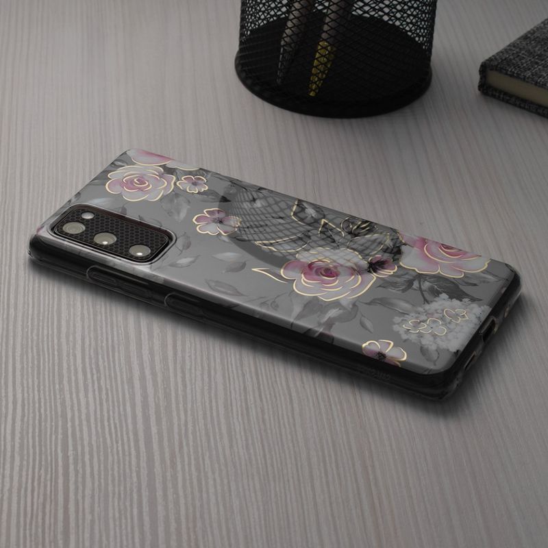 Laptop, Telefoane si Tablete - Telefoane mobile si accesorii - Accesorii Telefoane - Huse telefoane - Husa pentru iPhone 13 Pro Max, Accesorio Marble Series, Bloom of Ruth Gray - Infinity.ro